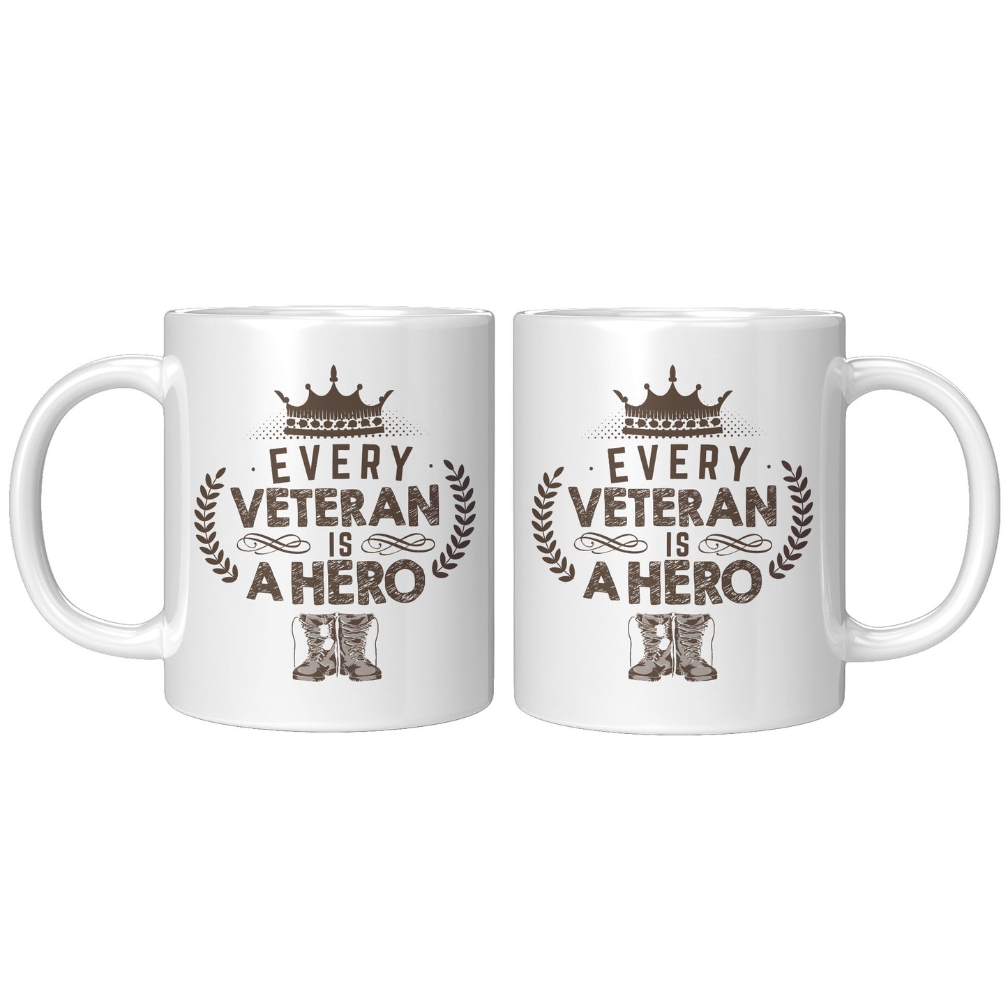 Every Veteran is a Hero - White 11oz&1lb Mug