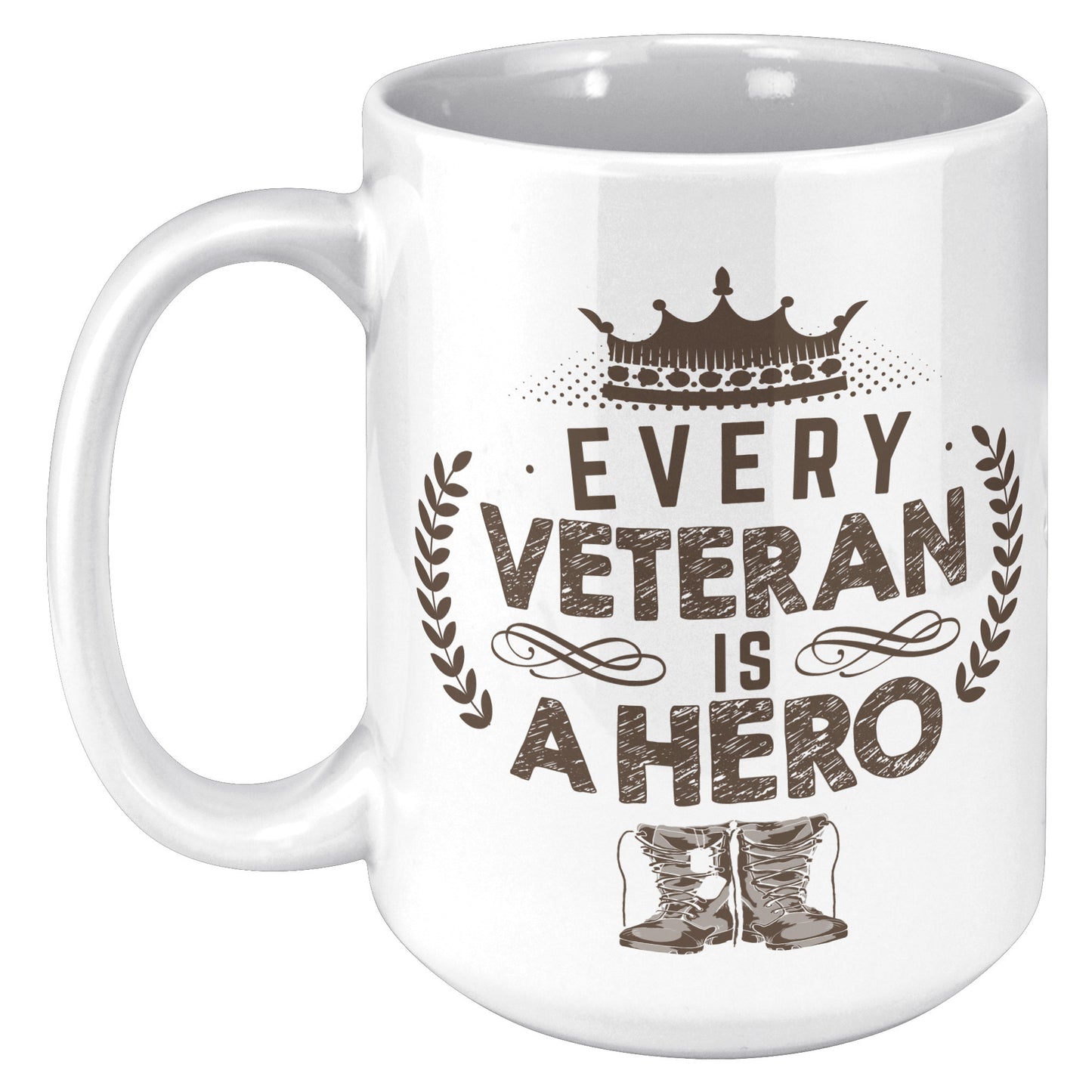 Every Veteran is a Hero - White 11oz&1lb Mug