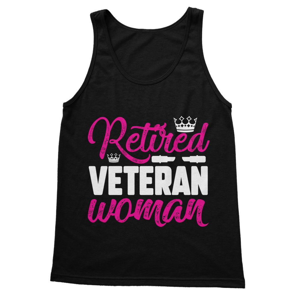 Retired Veteran Women Classic Women's Tank Top