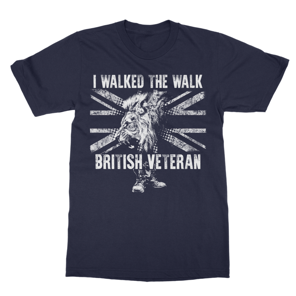 British Veteran - I Walked The Walk Classic Adult T-Shirt