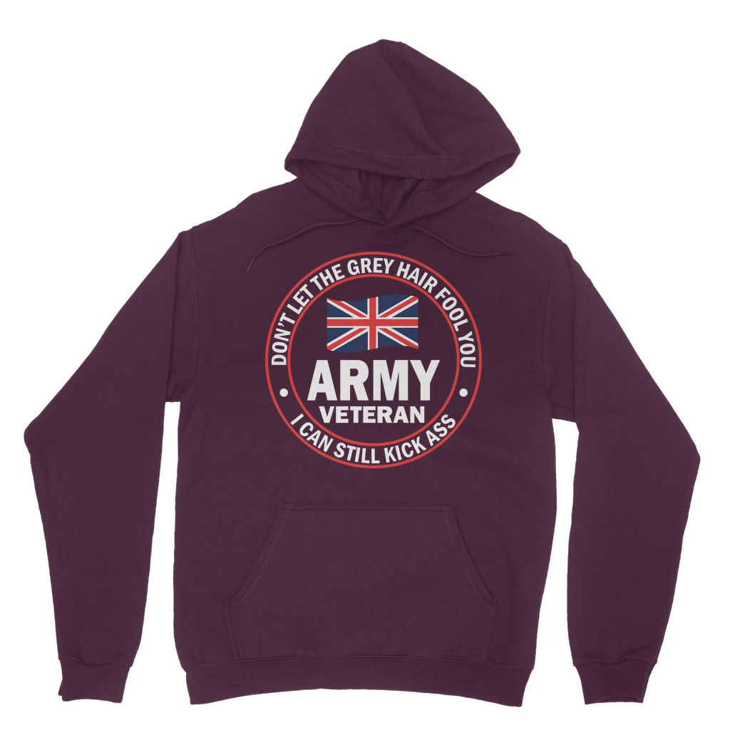Army Veteran - I Can Still Kick A** Classic Adult Hoodie