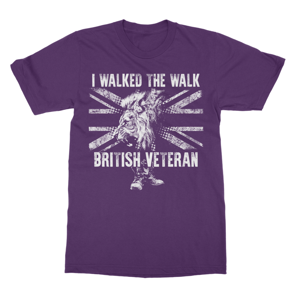 British Veteran - I Walked The Walk Classic Adult T-Shirt