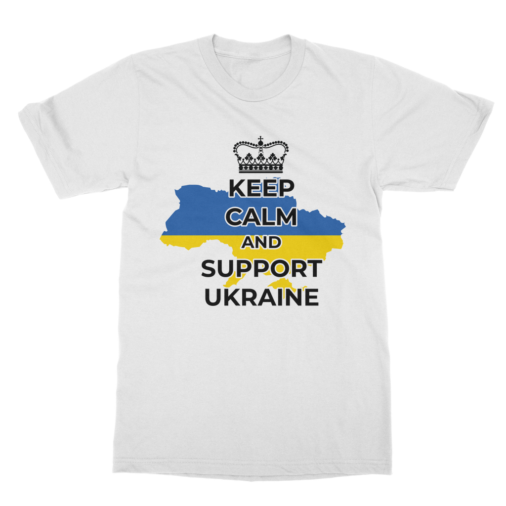 Keep Calm and Support Ukraine Classic Adult T-Shirt