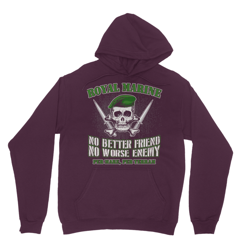 Royal Marine - No Better Friend, No Worse Enemy Classic Adult Hoodie