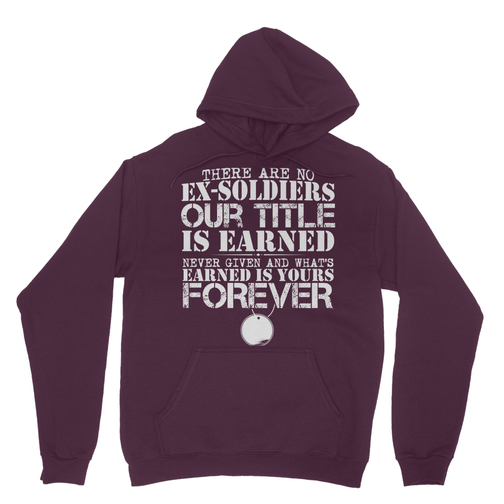 There Are No Ex-Soldiers Classic Adult Hoodie