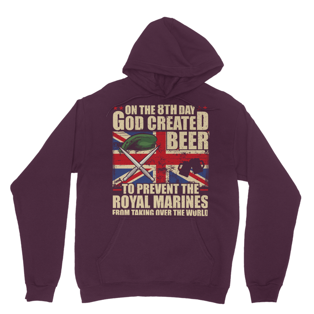 Royal Marines Love Beer Classic Adult Hoodie