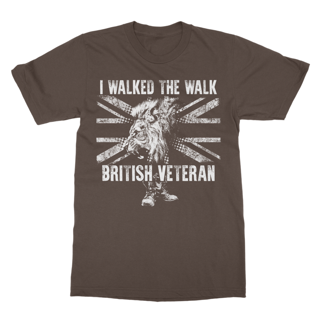 British Veteran - I Walked The Walk Classic Adult T-Shirt