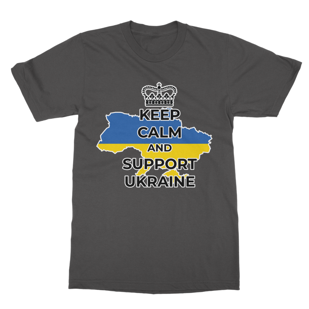 Keep Calm and Support Ukraine Classic Adult T-Shirt