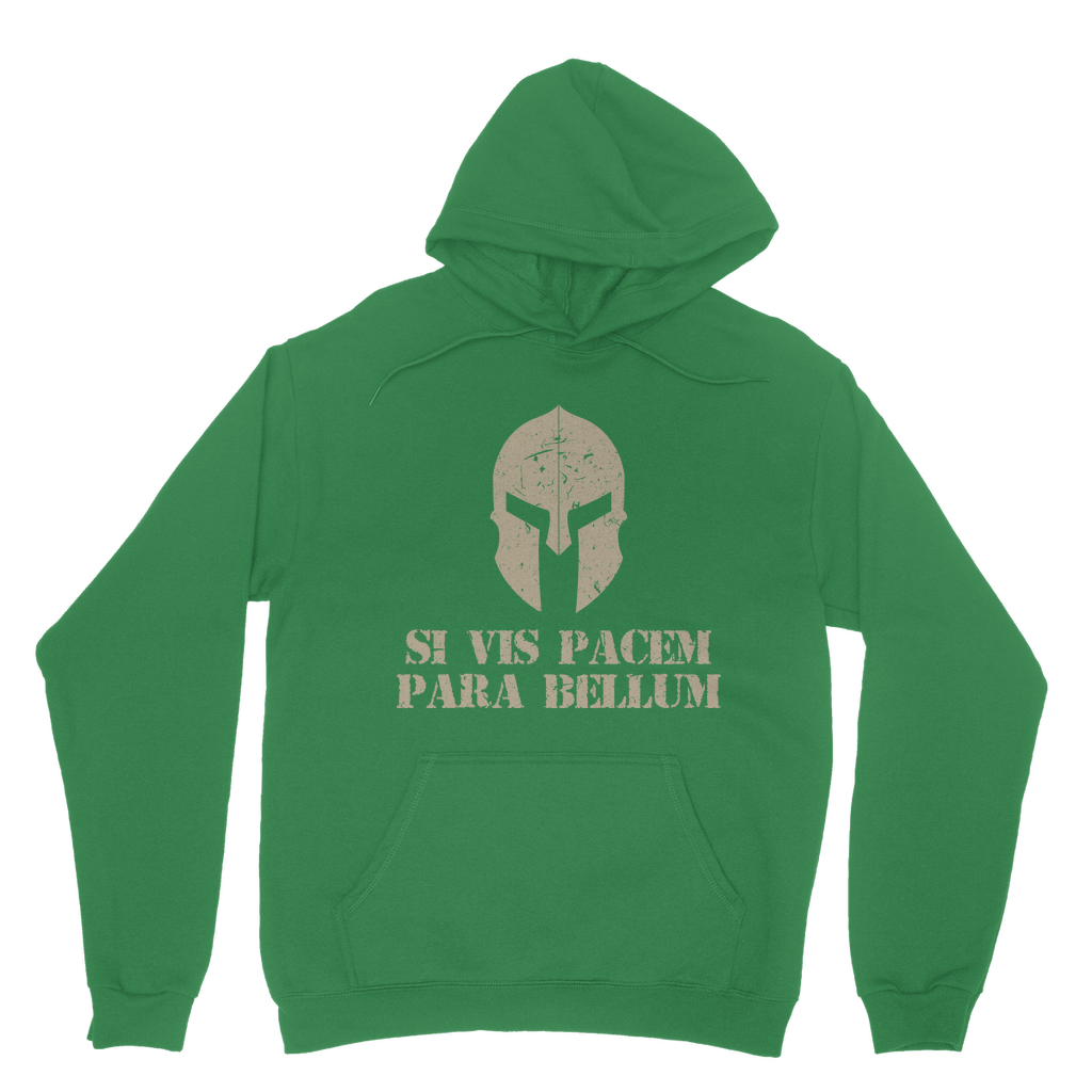 Spartan x Si Vis Pacem Para Bellum Classic Adult Hoodie