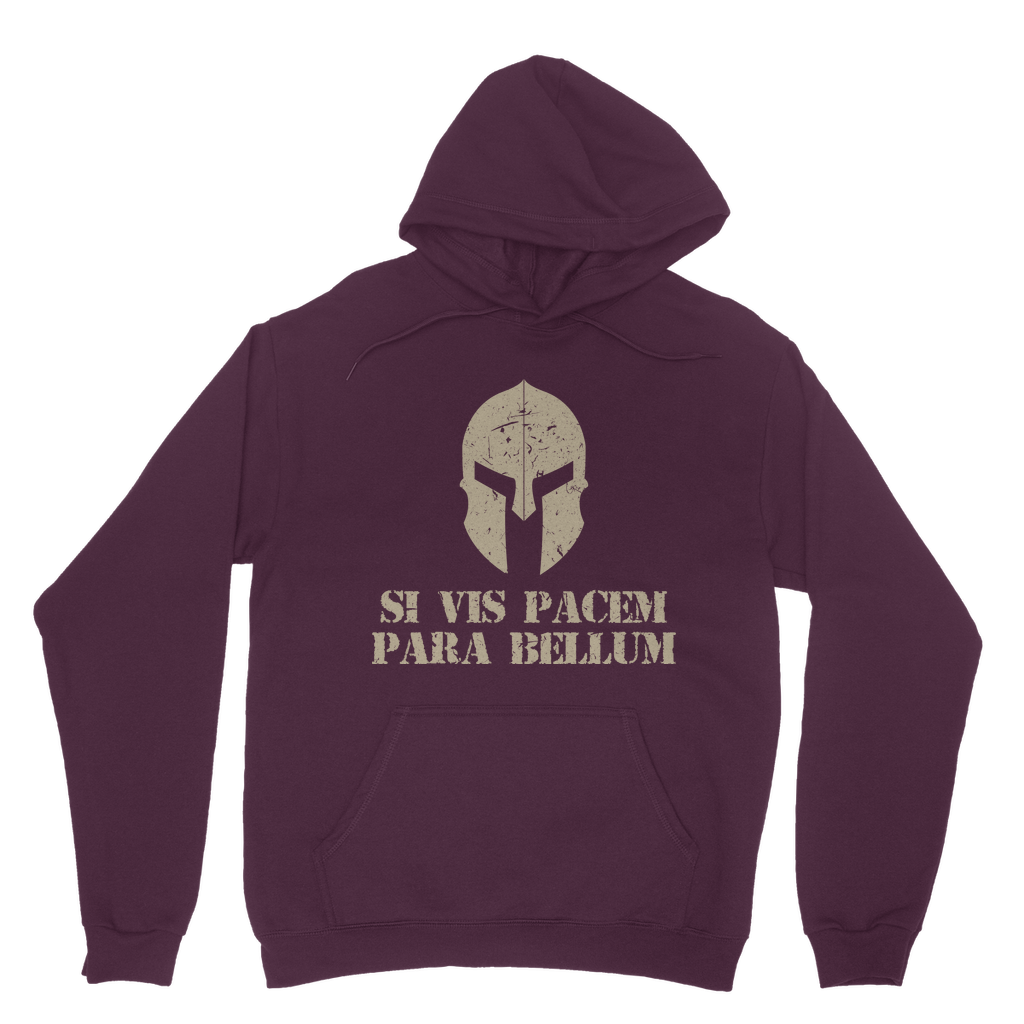 Spartan x Si Vis Pacem Para Bellum Classic Adult Hoodie