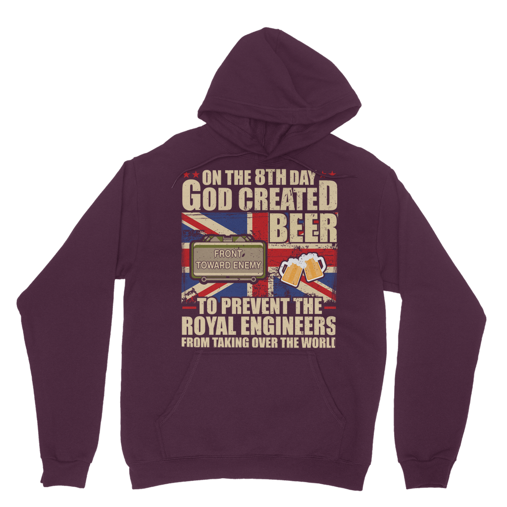 Royal Engineers Love Beer Classic Adult Hoodie