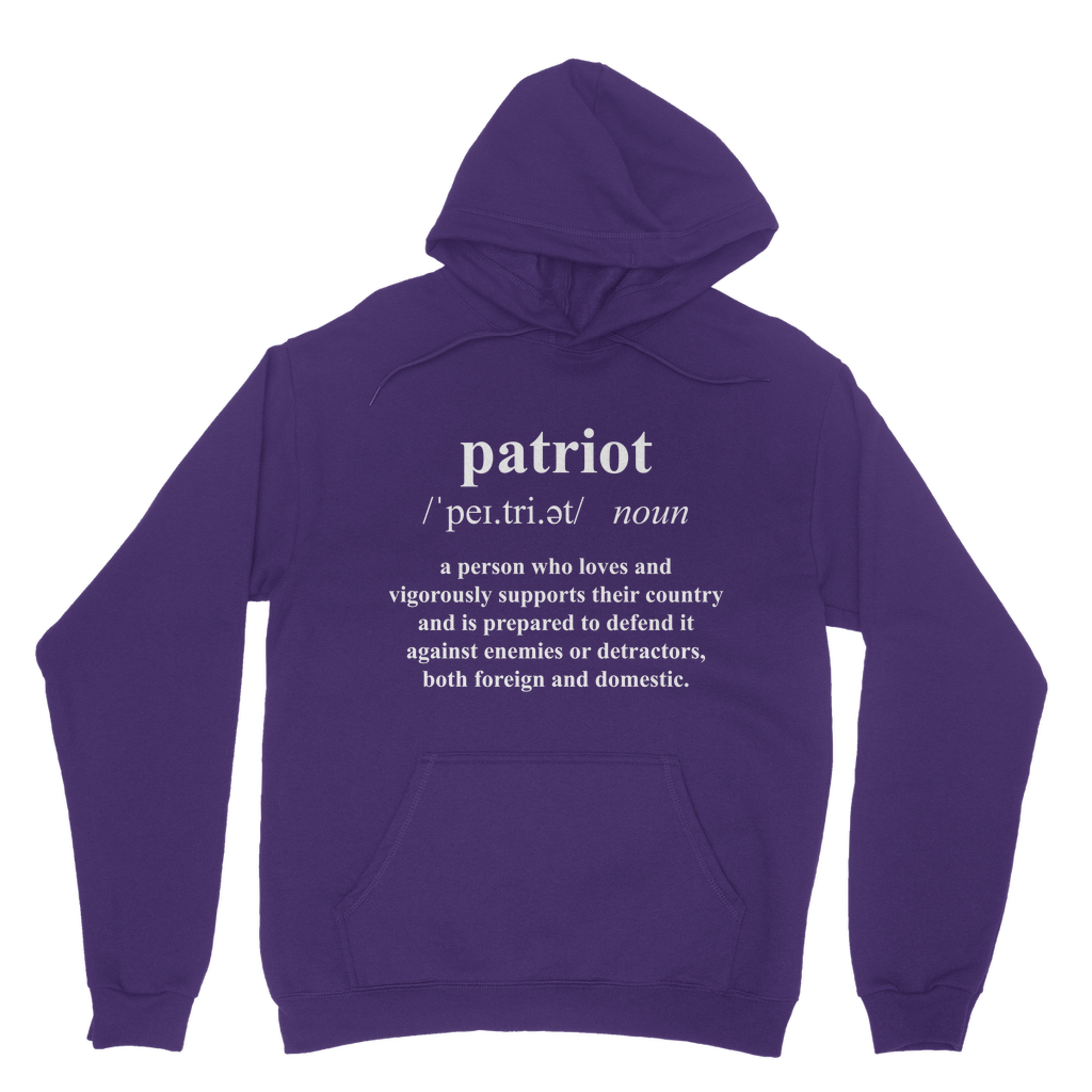 Patriot Dictionary Classic Adult Hoodie
