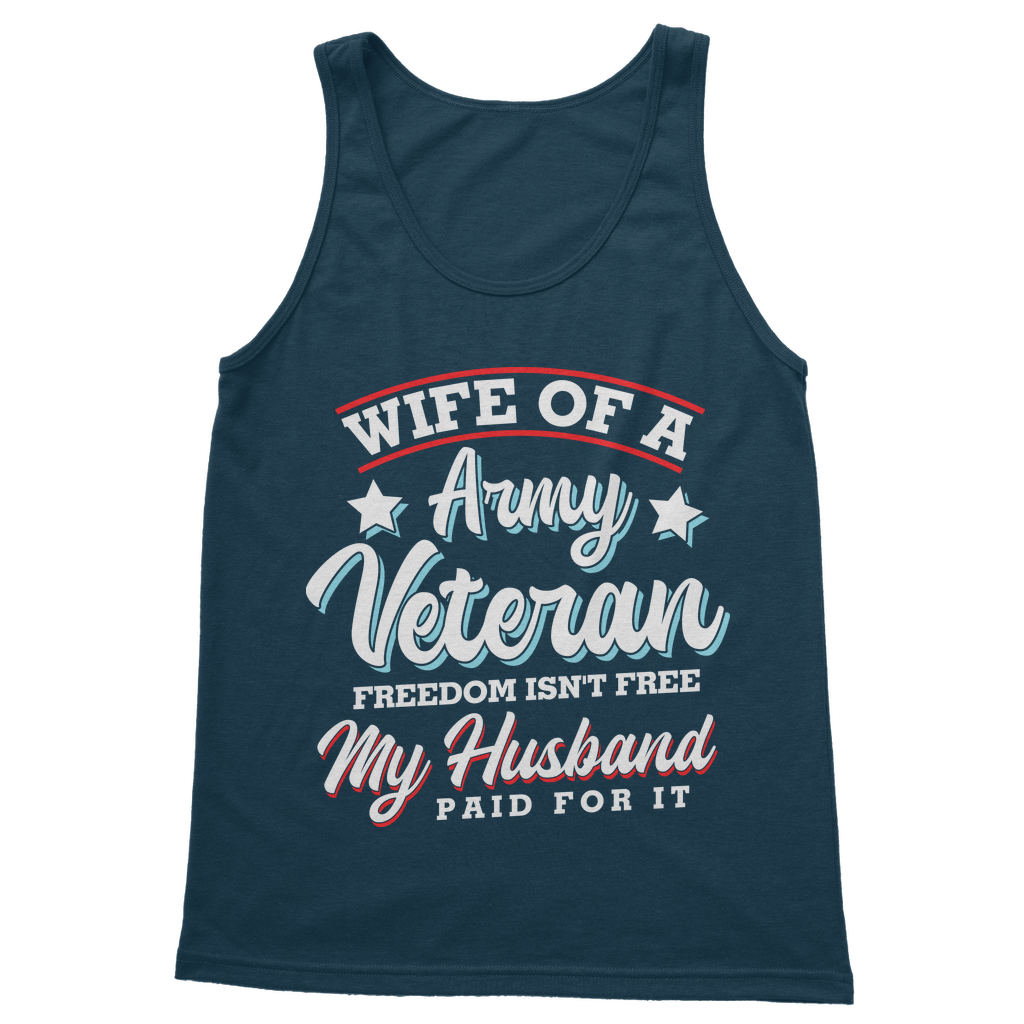 Wife of a Army Veteran Classic Women's Tank Top