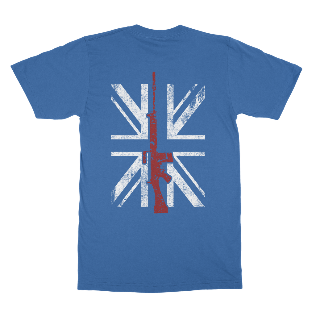 Thin Red Line - SLR (Back Print) Classic Adult T-Shirt