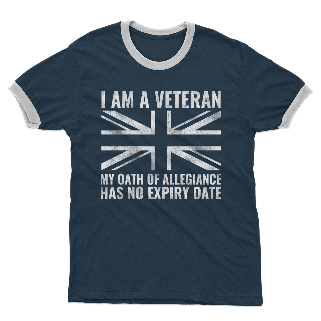 My Oath Of Allegiance Has No Expiry Date Adult Ringer T-Shirt