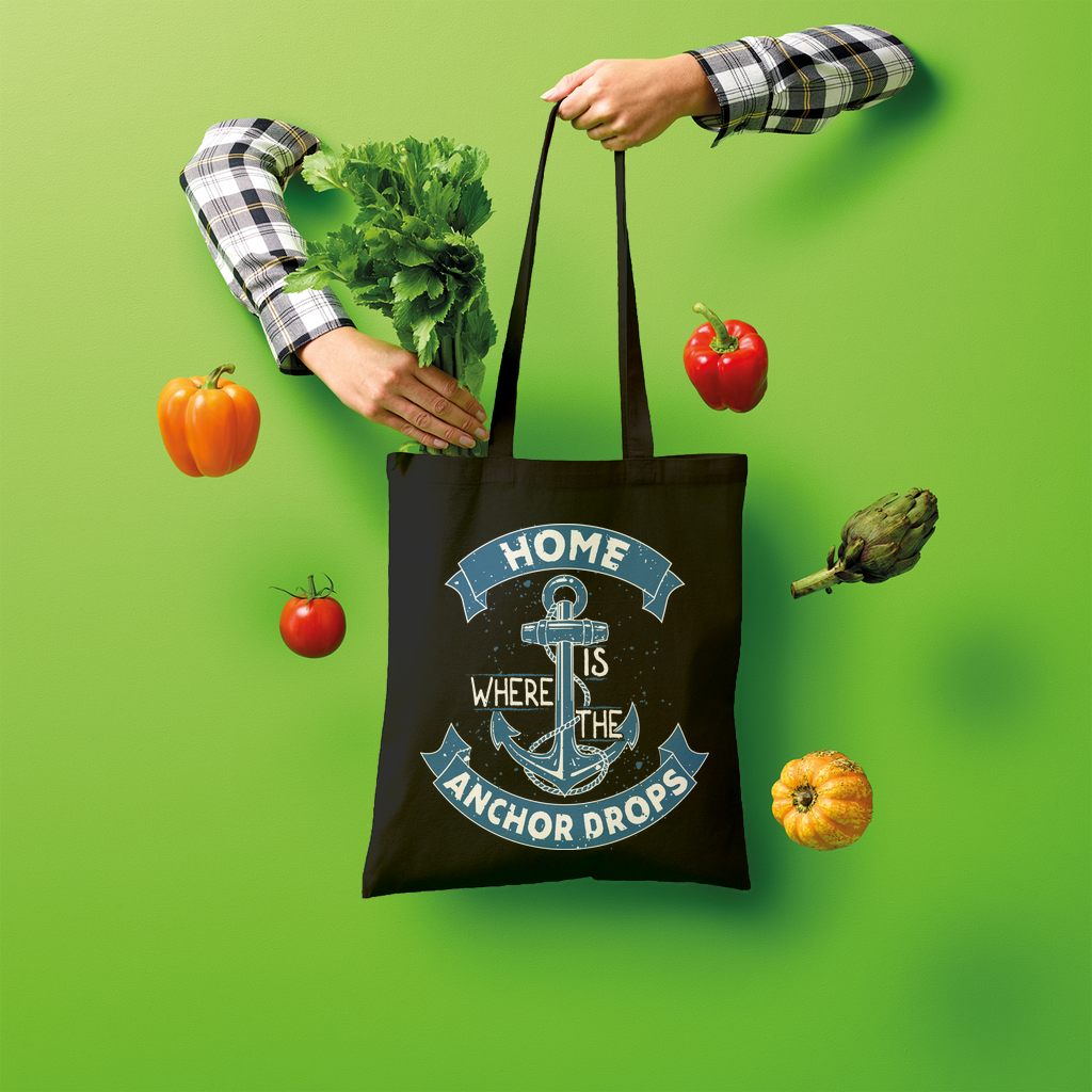 Home Is Where The Anchor Drops Shopper Tote Bag