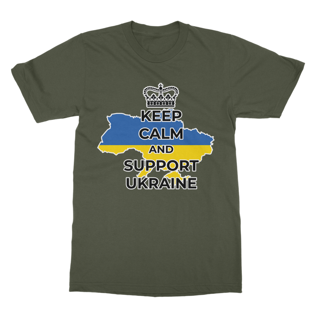 Keep Calm and Support Ukraine Classic Adult T-Shirt