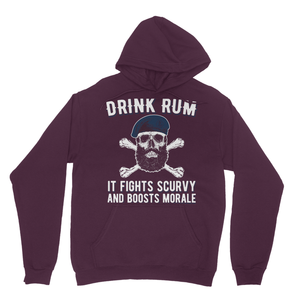 Drink Rum - It Fights Scurvy And Boosts Morale Classic Adult Hoodie