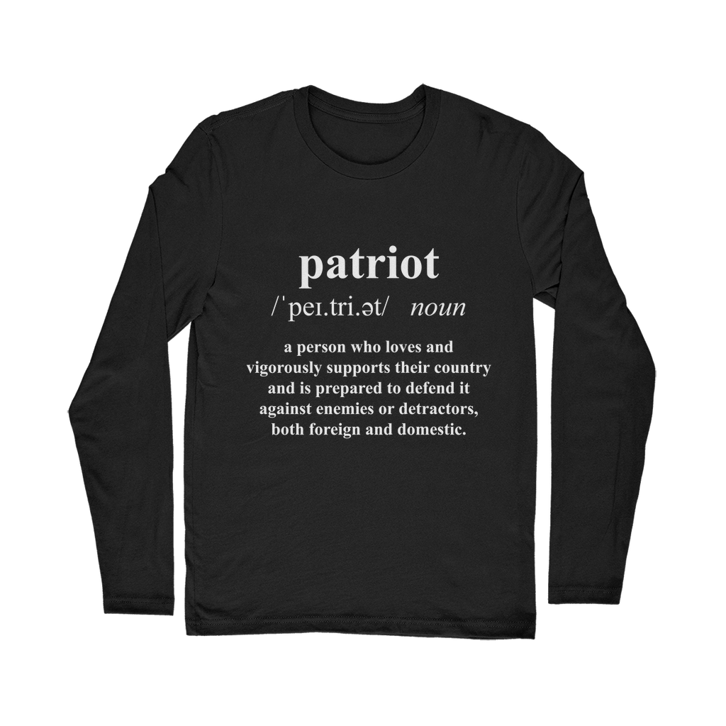 Patriot Dictionary Classic Long Sleeve T-Shirt