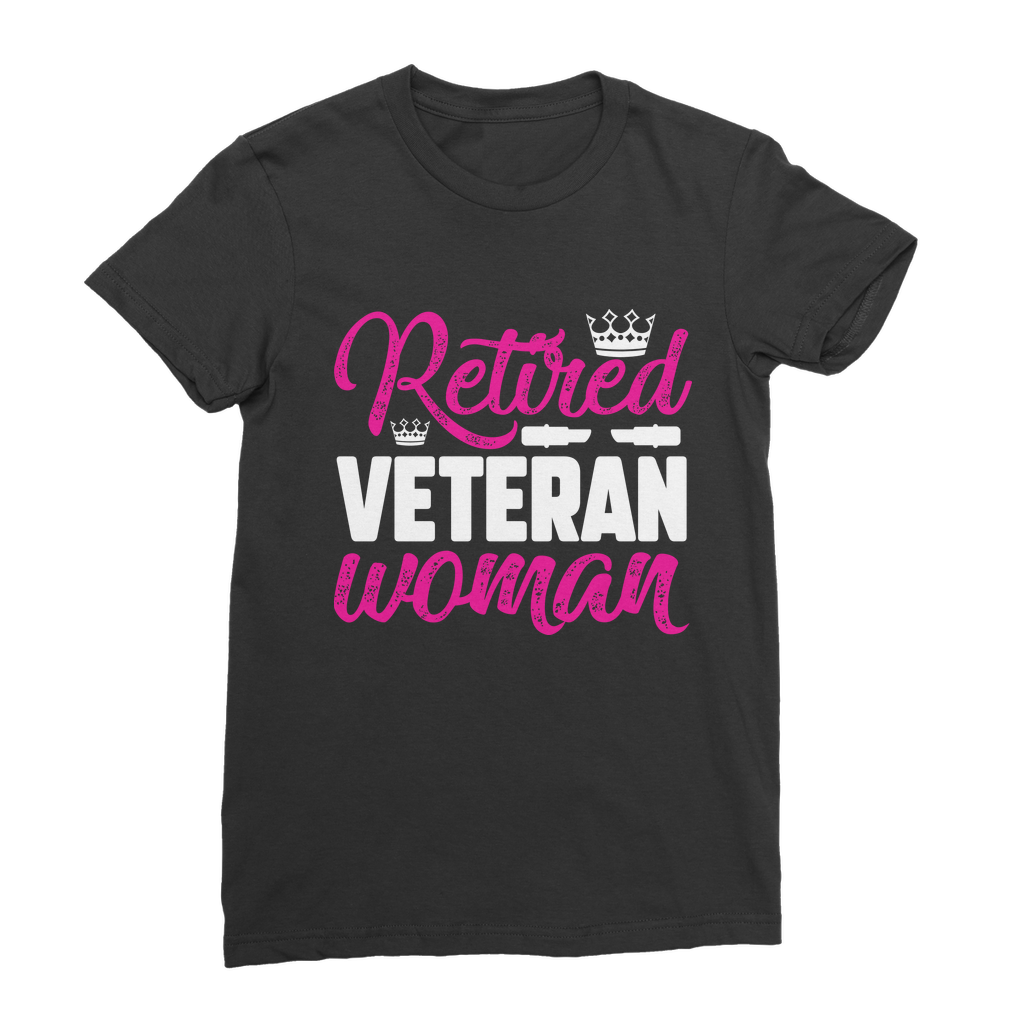 Retired Veteran Women Premium Jersey Women's T-Shirt