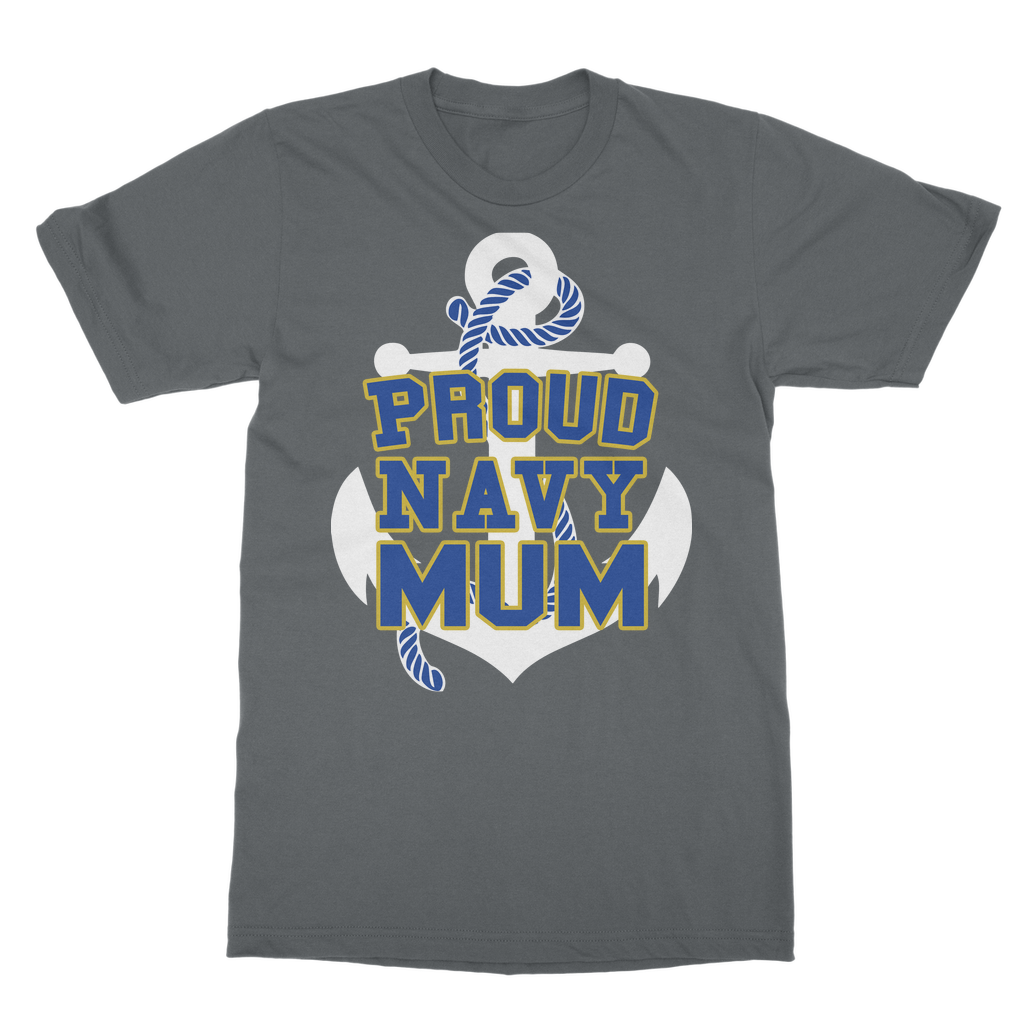 Proud Navy Mum Classic Adult T-Shirt
