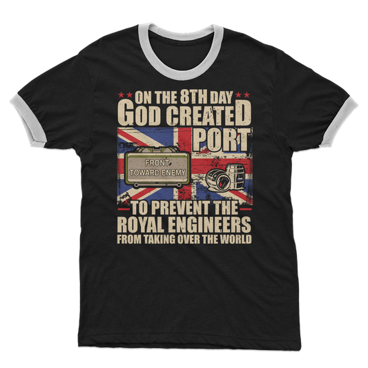 Royal Engineers Love Port Adult Ringer T-Shirt