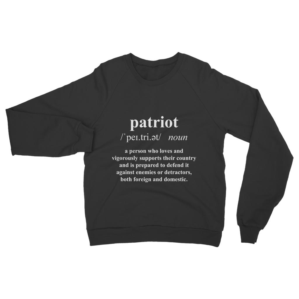 Patriot Dictionary Classic Adult Sweatshirt