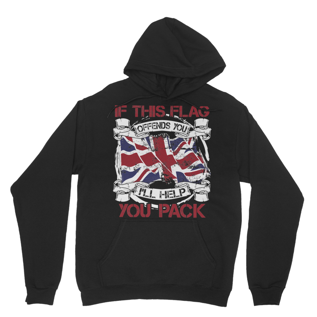 If This Flag Offends You I'll Help You Pack Classic Adult Hoodie