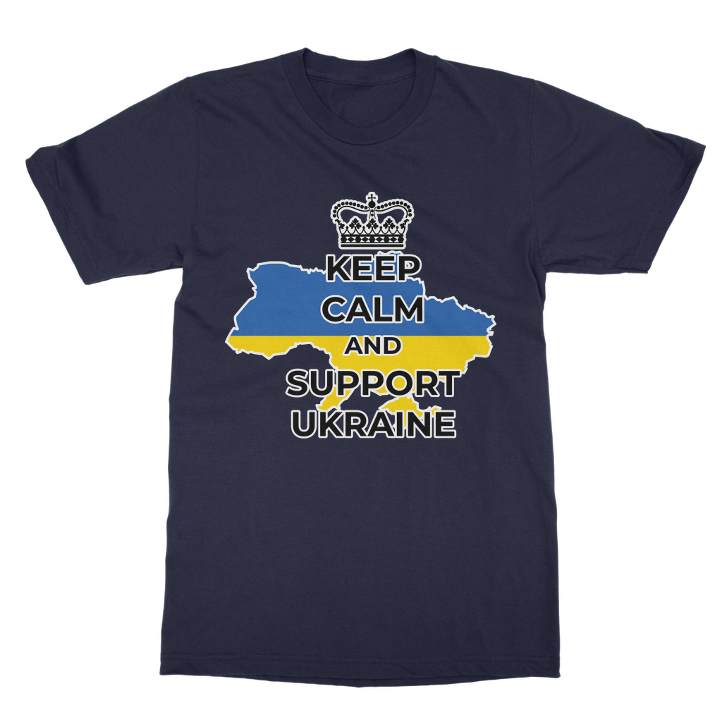 Keep Calm and Support Ukraine Classic Adult T-Shirt