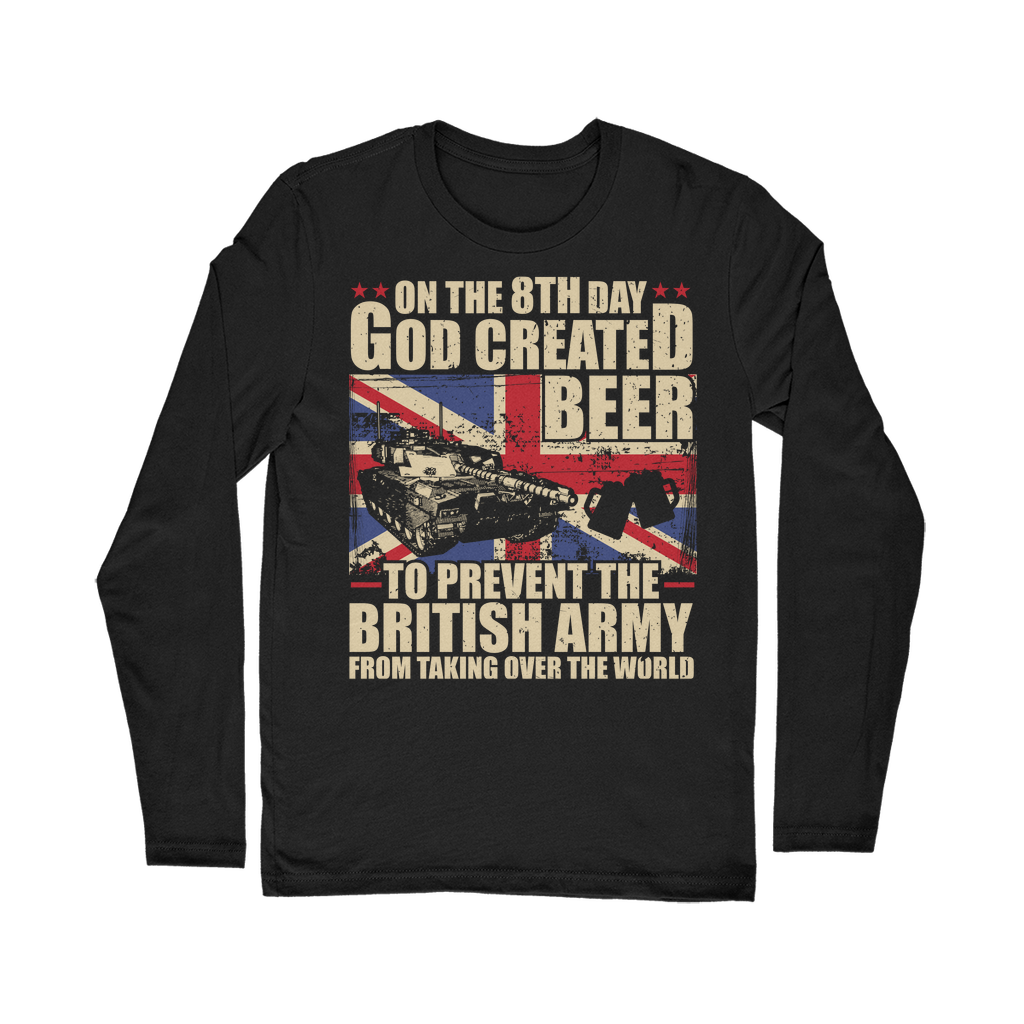 British Army Loves Beer Classic Long Sleeve T-Shirt