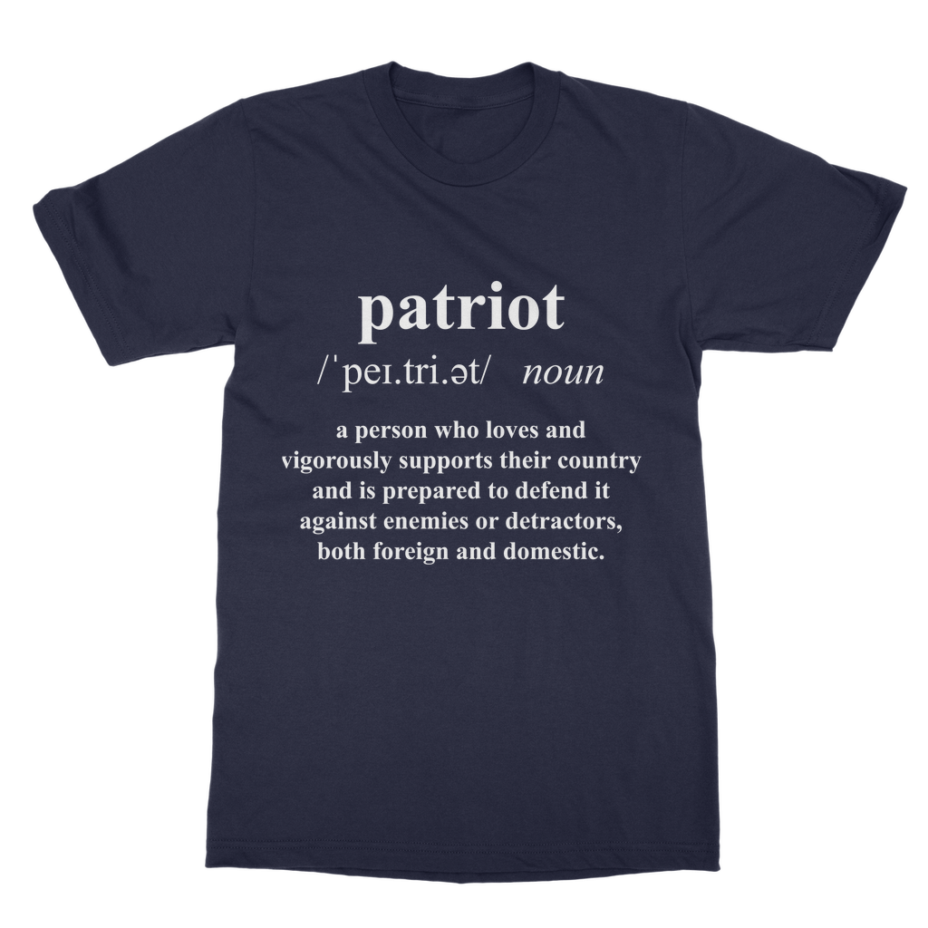 Patriot Dictionary Classic Adult T-Shirt
