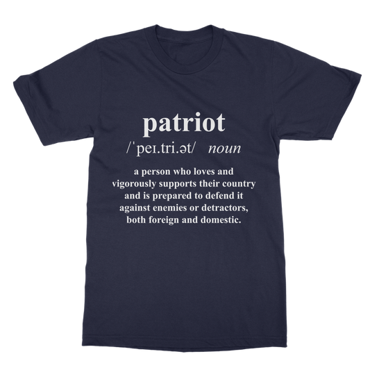 Patriot Dictionary Classic Adult T-Shirt