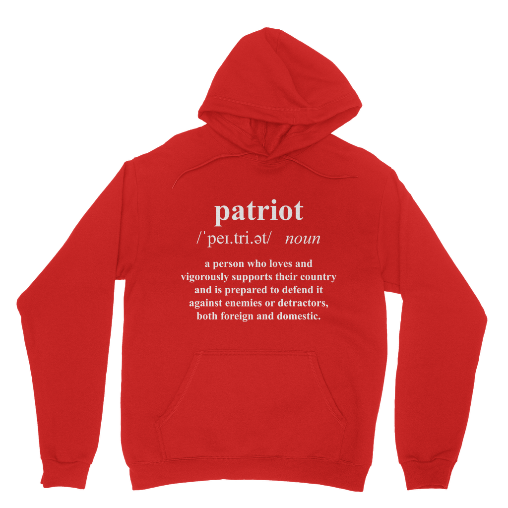 Patriot Dictionary Classic Adult Hoodie