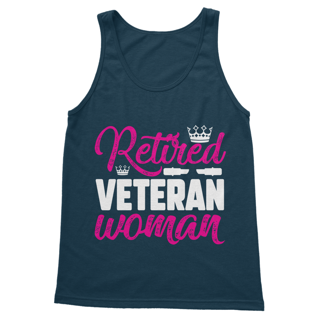 Retired Veteran Women Classic Women's Tank Top
