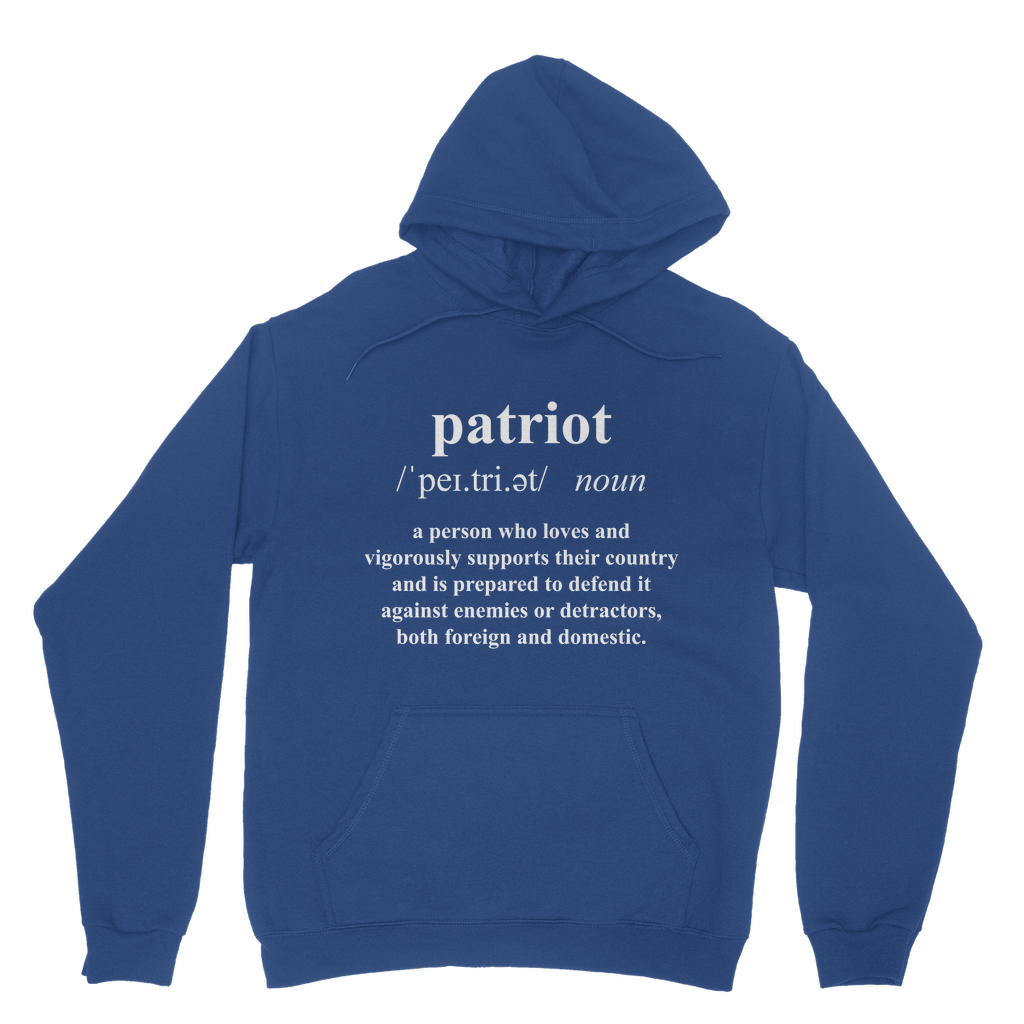 Patriot Dictionary Classic Adult Hoodie
