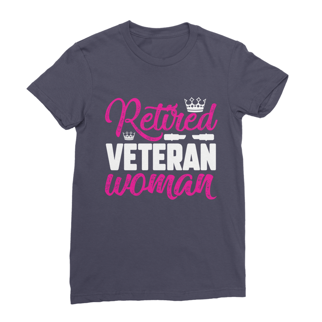 Retired Veteran Women Premium Jersey Women's T-Shirt