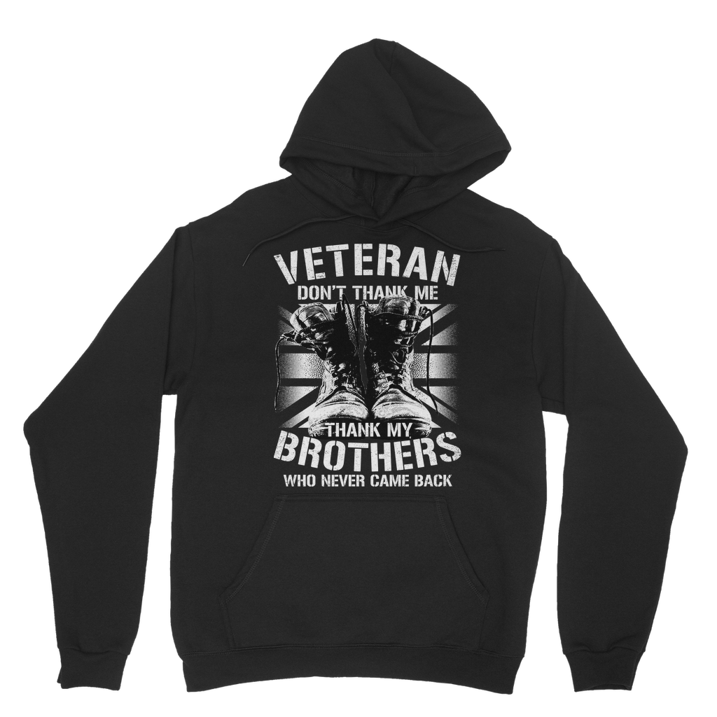 Veteran Don't Thank Me Classic Adult Hoodie