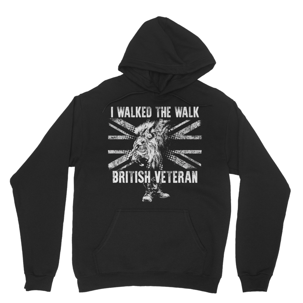 British Veteran - I Walked The Walk Classic Adult Hoodie