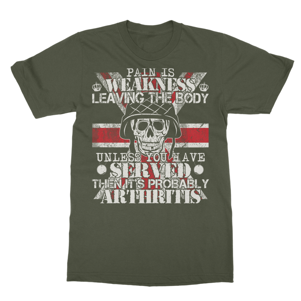 Pain Is Weakness Leaving The Body Unless... Classic Adult T-Shirt
