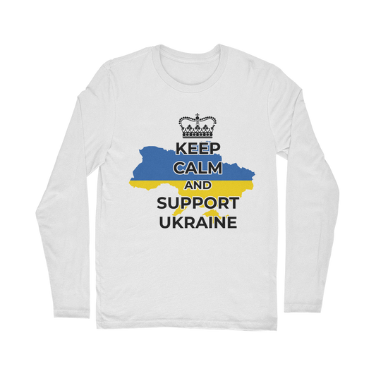 Keep Calm and Support Ukraine Classic Long Sleeve T-Shirt