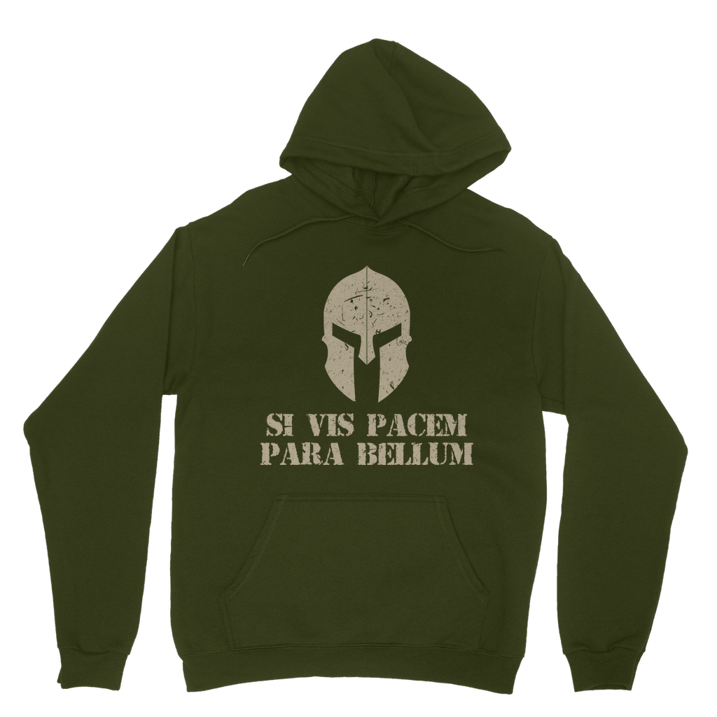 Spartan x Si Vis Pacem Para Bellum Classic Adult Hoodie