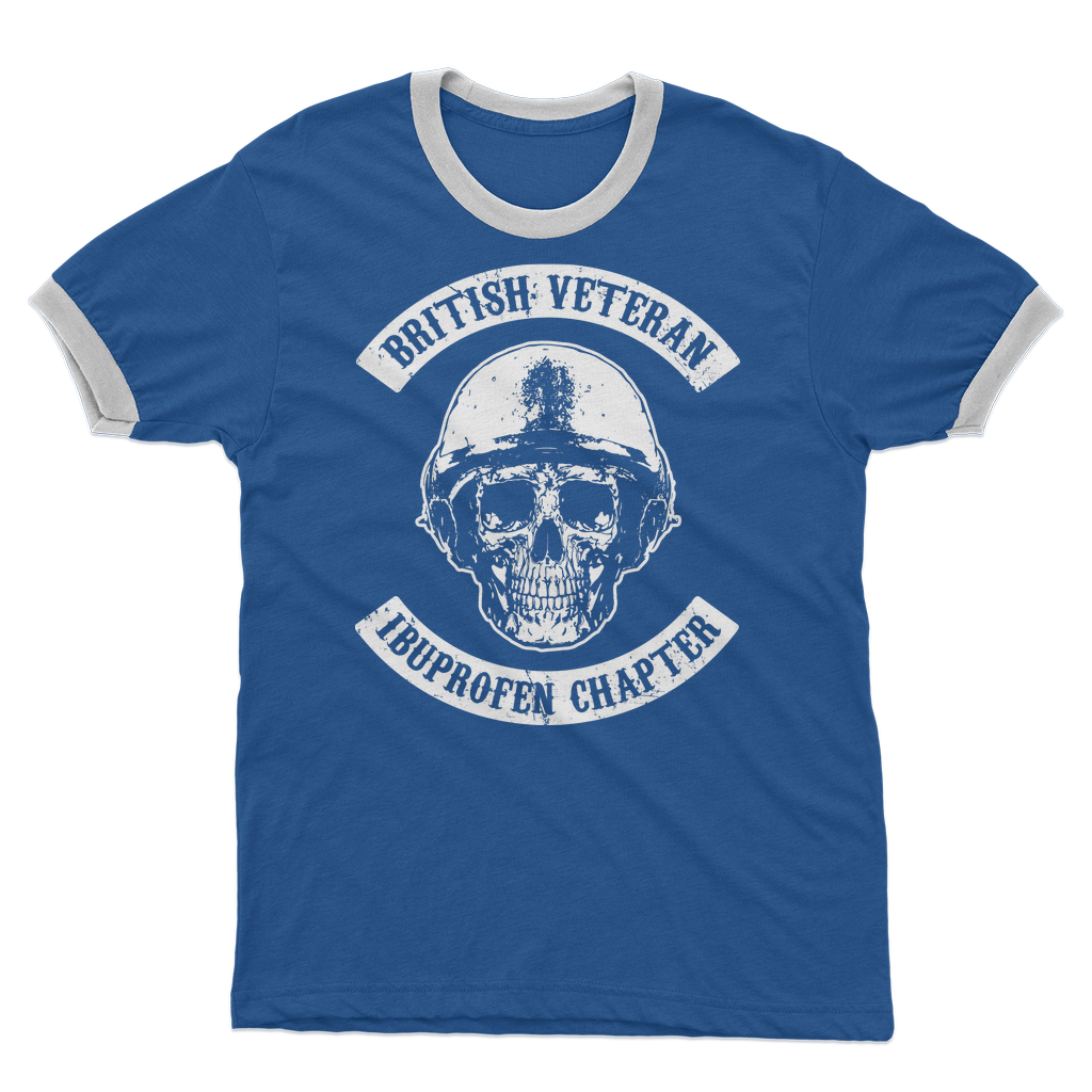 British Veteran - Ibuprofen Chapter Adult Ringer T-Shirt