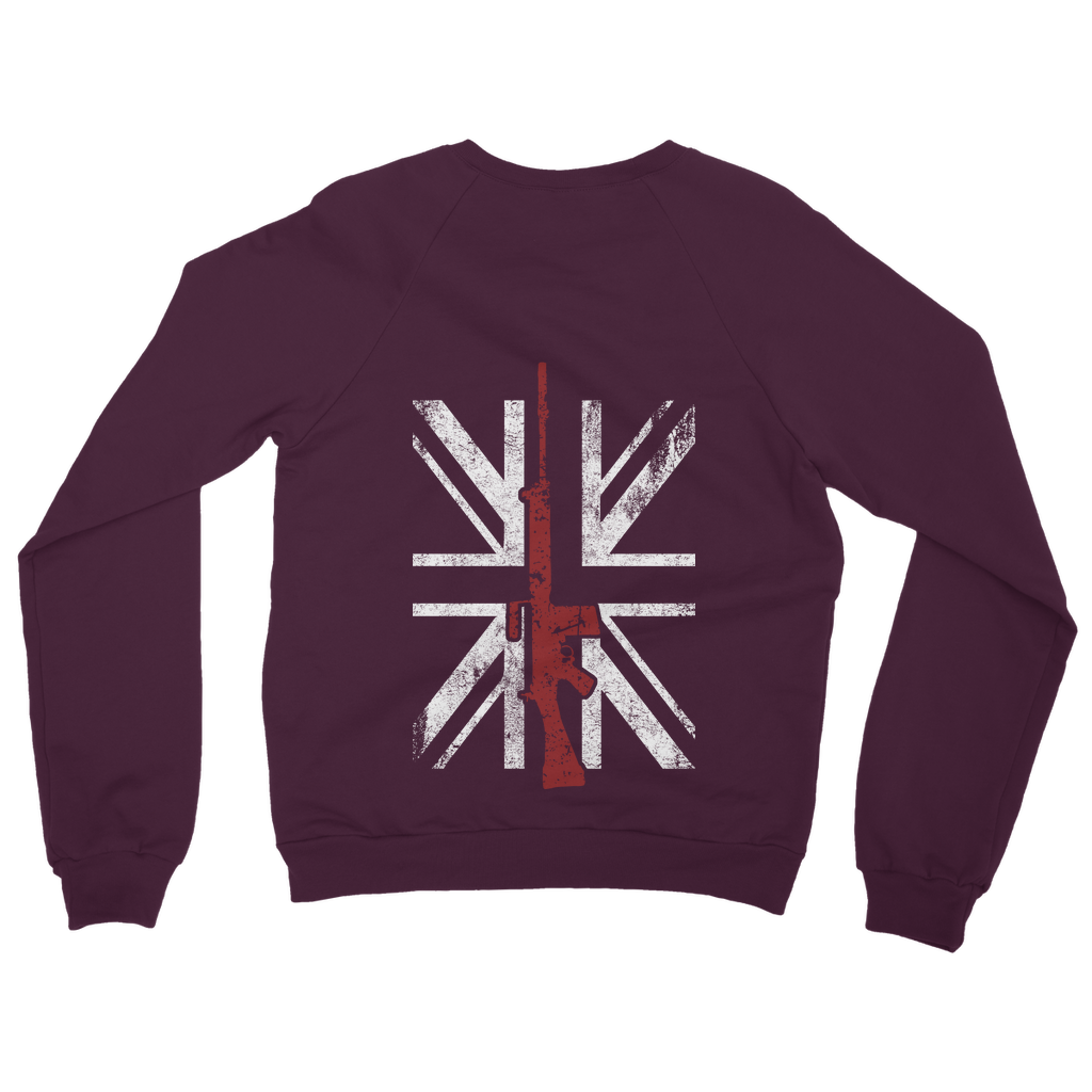 Thin Red Line - SLR (Back Print) Classic Adult Sweatshirt