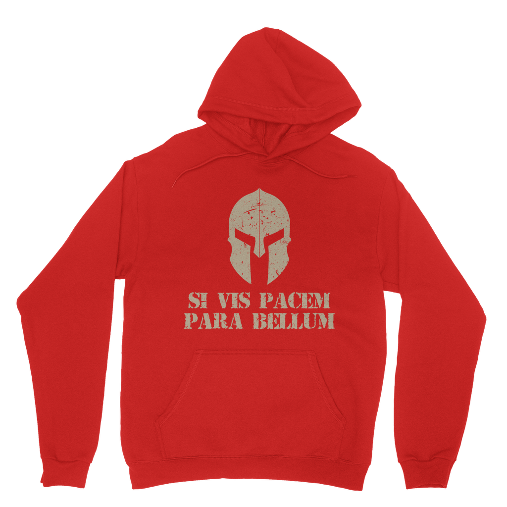 Spartan x Si Vis Pacem Para Bellum Classic Adult Hoodie