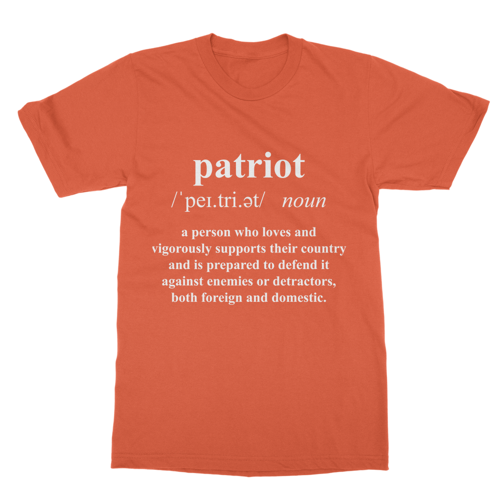Patriot Dictionary Classic Adult T-Shirt