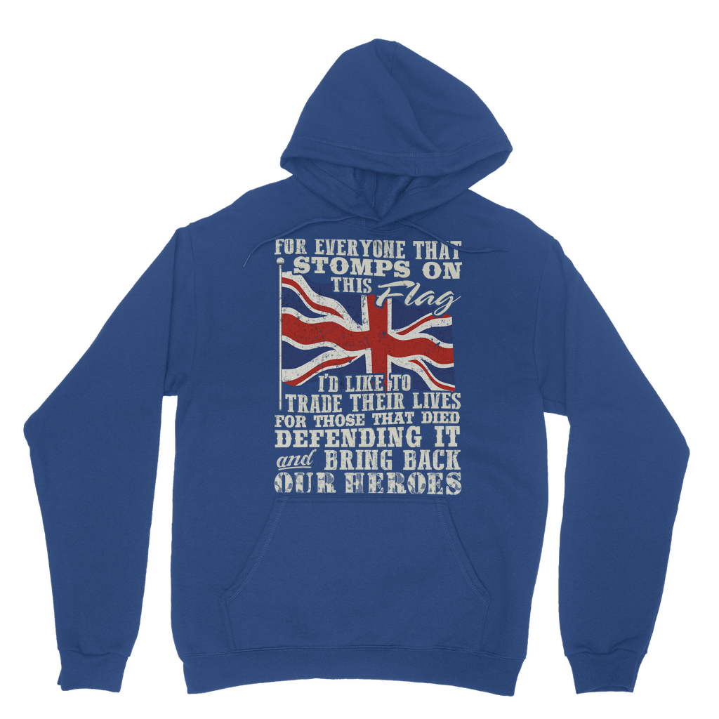 Don't Stomp On This Flag Classic Adult Hoodie