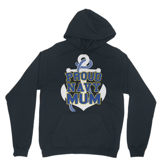 Proud Navy Mum Classic Adult Hoodie