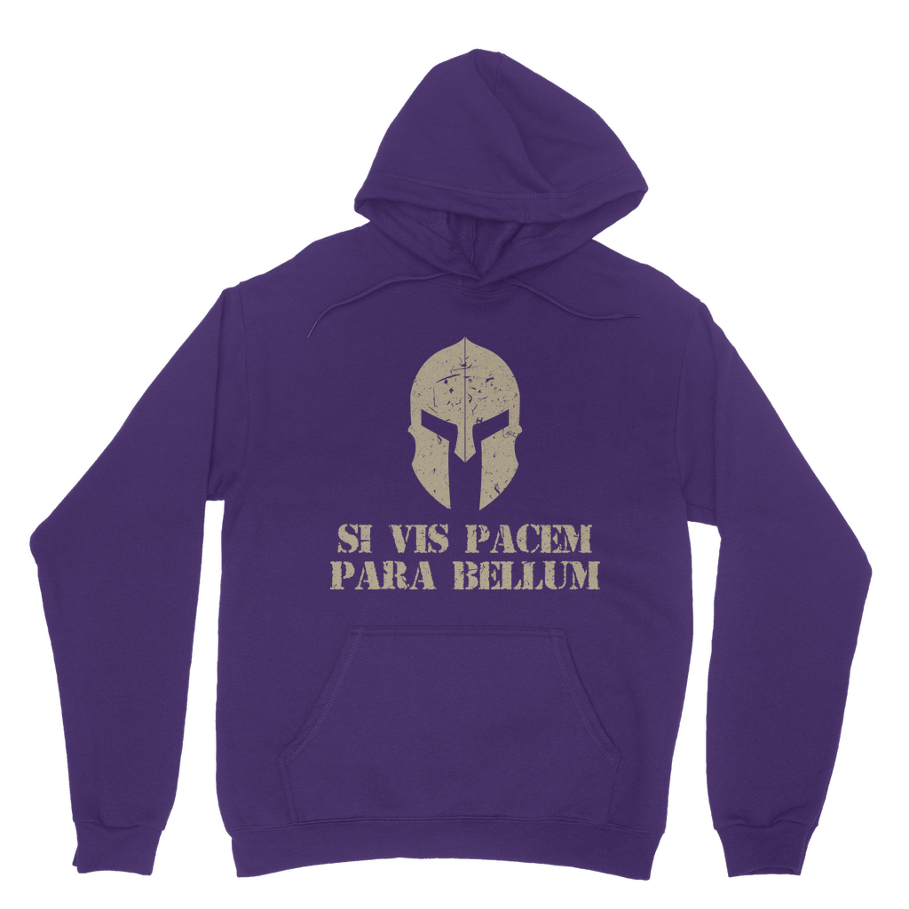 Spartan x Si Vis Pacem Para Bellum Classic Adult Hoodie