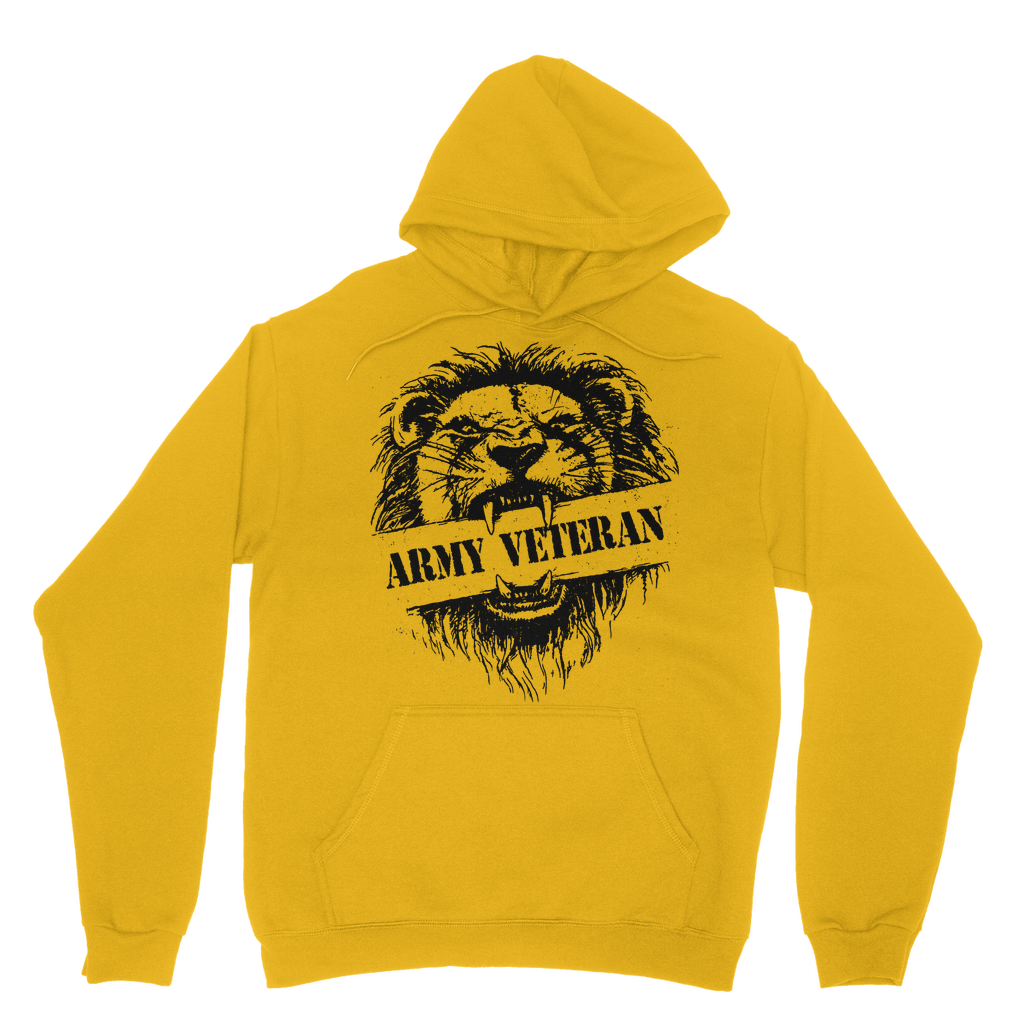 Army Veteran x British Lion Classic Adult Hoodie