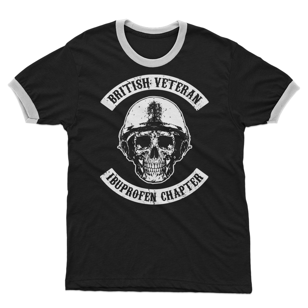 British Veteran - Ibuprofen Chapter Adult Ringer T-Shirt
